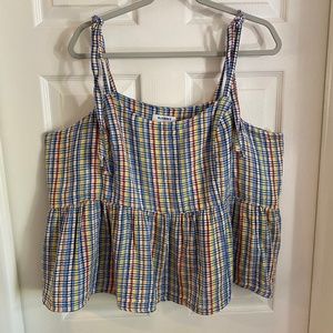 Old Navy summer plaid, 2X